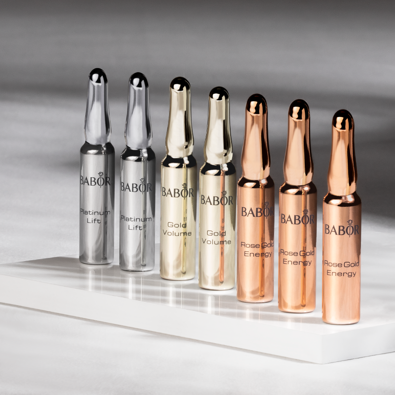 BABOR Prabangi platininių ampulių kolekcija. Ampulės veidui Precious Collection 7 x 2 ml