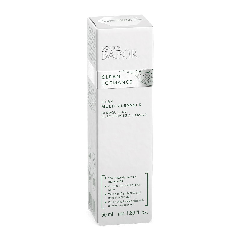 veido prausiklis su moliu clay multi cleanser babor